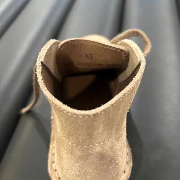 Crewcuts Kids Lace up Suede Ankle Chukka Boots Tan K9 - Picture 5 of 7